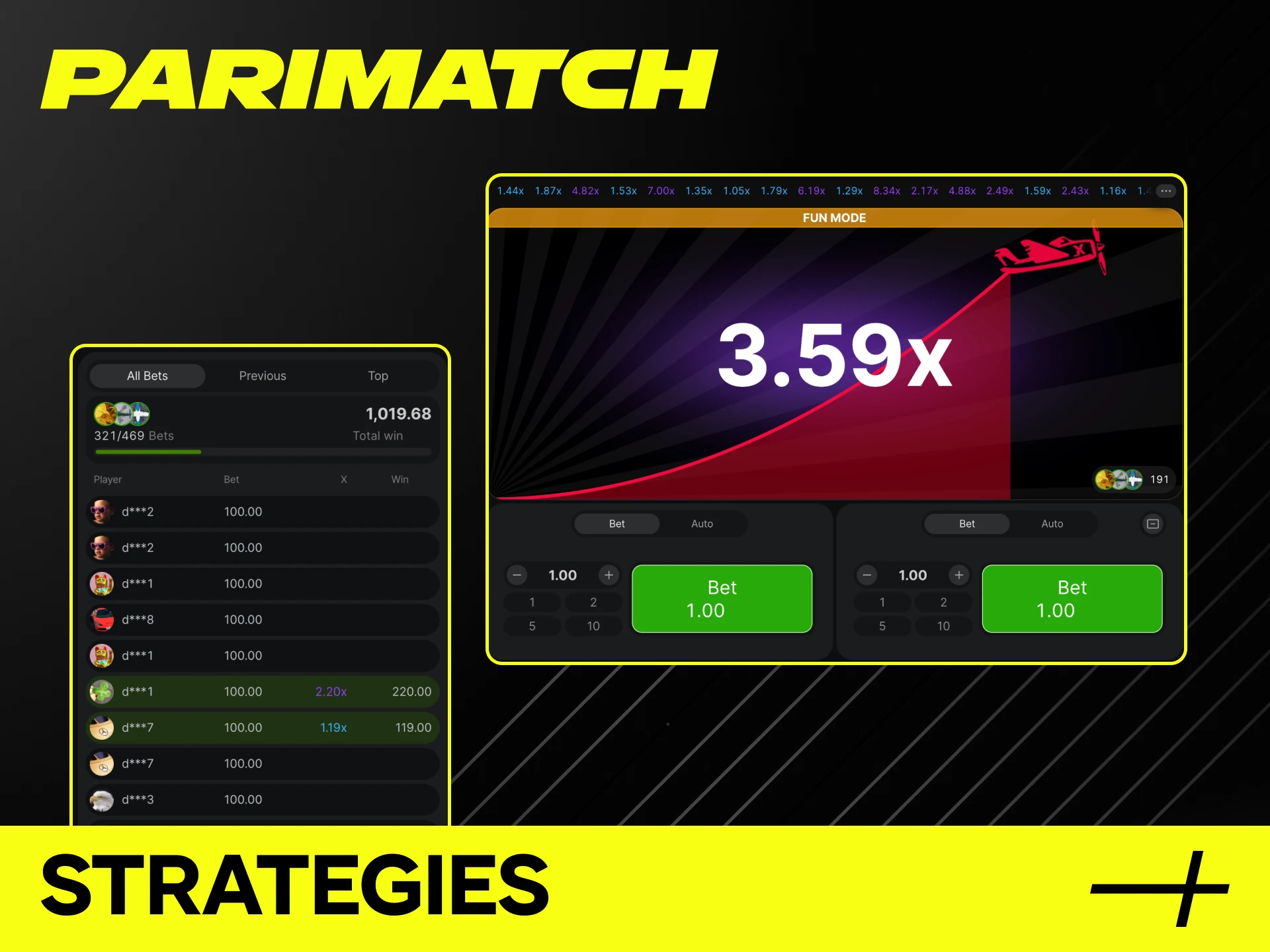 Read about winning strategies for the Aviator game at Parimatch online casino.