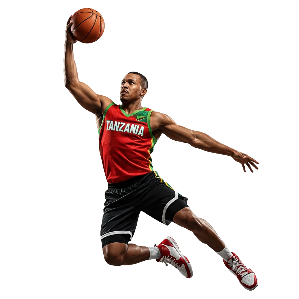 Parimatch basketball betting interface in Tanzania on a phone, showing live odds, TZS prices, and Cash Out, welcome bonus.