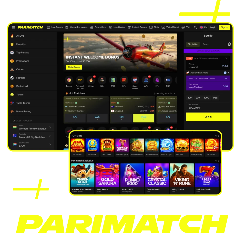 Register on the Parimatch Tanzania website to enjoy casino gaming and profitable sports betting.