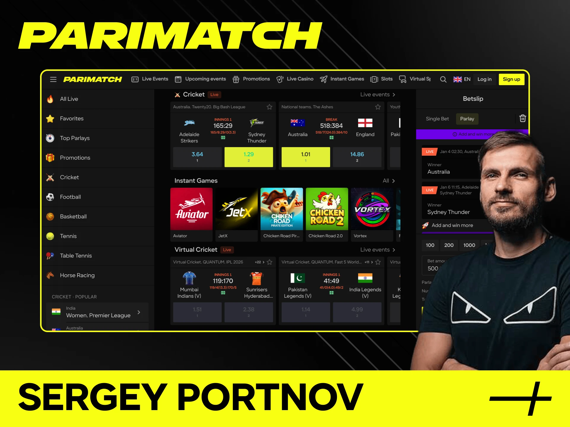 Meet Sergey Portnov the visionary leader behind the successful Parimatch brand.